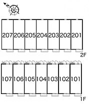 レオパレス新町 203 ｜ 茨城県稲敷郡阿見町大字青宿（賃貸アパート1K・2階・26.08㎡） その4