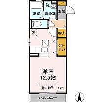 セジュールスクエア 107 ｜ 茨城県つくば市天久保2丁目（賃貸アパート1R・1階・33.61㎡） その2