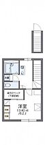 レオパレスエスポワールＵ 204 ｜ 茨城県稲敷郡阿見町中央6丁目（賃貸アパート1K・2階・26.08㎡） その2