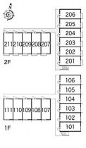 レオパレスコンフォート 104 ｜ 千葉県野田市上花輪667-2（賃貸アパート1K・1階・22.70㎡） その8