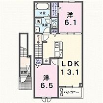 ラ　コリーナH 202 ｜ 茨城県つくばみらい市小絹368-11（賃貸アパート2LDK・2階・59.58㎡） その2