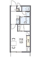 レオパレスけやき台 205 ｜ 茨城県守谷市けやき台5丁目19-8（賃貸アパート1K・2階・23.18㎡） その2