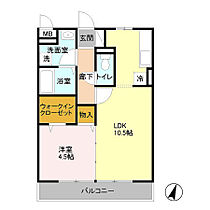 ピュアグレイン 303 ｜ 茨城県つくば市研究学園7丁目（賃貸アパート1LDK・3階・40.07㎡） その2