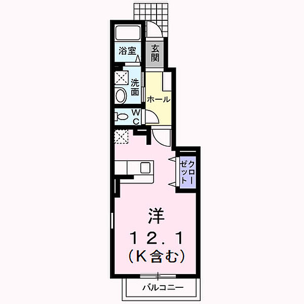 ル　ソレイユ　II 102｜茨城県石岡市石岡(賃貸アパート1R・1階・32.90㎡)の写真 その2