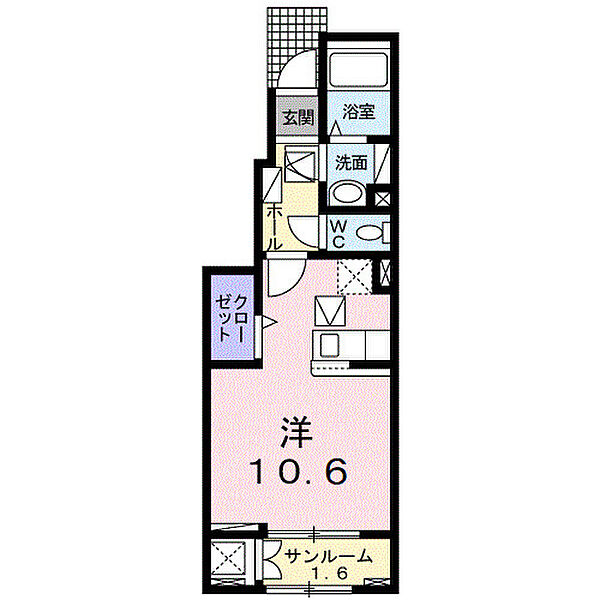 リオンリゾートIX 103｜茨城県つくば市上横場(賃貸アパート1R・1階・32.43㎡)の写真 その2