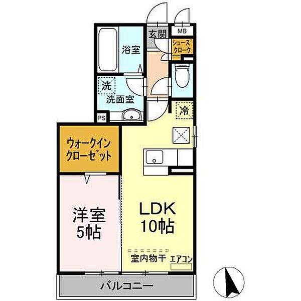 ヴェルブィル 101｜茨城県つくば市研究学園7丁目(賃貸アパート1LDK・1階・41.26㎡)の写真 その2