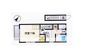 サントロぺB 203 ｜ 茨城県牛久市南1丁目12-14（賃貸アパート1K・2階・26.93㎡） その2