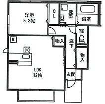 メゾンソレイユ太陽 101 ｜ 茨城県稲敷郡阿見町うずら野4丁目13-4（賃貸アパート1LDK・1階・46.60㎡） その2