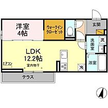 Palast（パラスト） 102 ｜ 茨城県つくば市二の宮4丁目1-14（賃貸アパート1LDK・1階・41.86㎡） その2