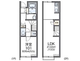 レオネクストネイチャー 101 ｜ 茨城県土浦市真鍋6丁目（賃貸アパート1LDK・1階・46.94㎡） その2