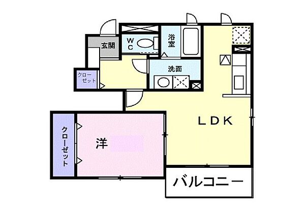 ドゥメゾンＣ 101｜茨城県土浦市藤沢(賃貸アパート1LDK・1階・43.66㎡)の写真 その2