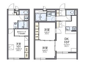 レオパレスSEIZANSOU 105 ｜ 茨城県土浦市烏山5丁目（賃貸アパート1K・1階・23.18㎡） その2