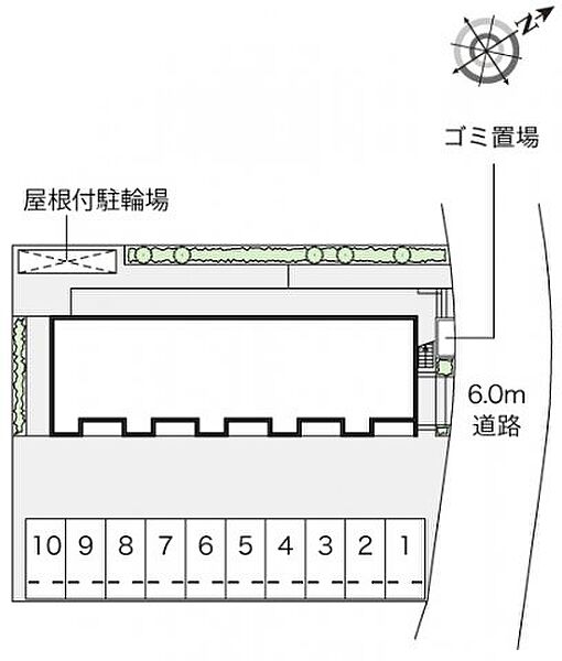 レオネクスト光 203｜茨城県稲敷郡阿見町西郷3丁目(賃貸アパート1K・2階・30.63㎡)の写真 その3