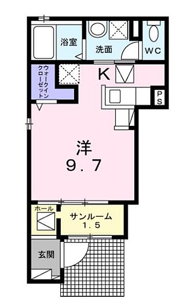 ウエストヒルA 101｜千葉県柏市増尾2丁目(賃貸アパート1K・1階・29.40㎡)の写真 その2