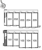 レオパレス南逆井 202 ｜ 千葉県柏市南逆井3丁目10-10（賃貸アパート1K・2階・20.28㎡） その3