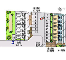 レオパレスフルールII 107 ｜ 千葉県柏市高田1042-18（賃貸アパート1K・1階・23.18㎡） その14