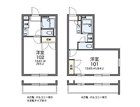 レオパレスシティーB 202 ｜ 千葉県柏市豊四季222-4（賃貸アパート1K・2階・23.18㎡） その2