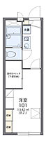 レオパレスブルーメハイム高田 202 ｜ 千葉県柏市高田1311-13（賃貸アパート1K・2階・22.35㎡） その2