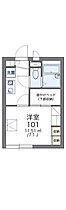 レオパレスれいめい 108 ｜ 千葉県柏市西町13-36（賃貸アパート1K・1階・19.87㎡） その2