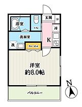 （仮称）キャメル南流山9B 201 ｜ 千葉県流山市南流山7丁目34-17(以下未定)（賃貸アパート1K・2階・25.50㎡） その1