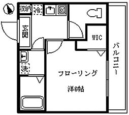 ソフィア北池袋 1Kの間取図画像