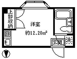 アドバンス高井戸 ワンルームの間取図画像