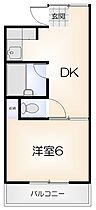 徳島県徳島市南仲之町１丁目（賃貸マンション1DK・5階・26.20㎡） その2