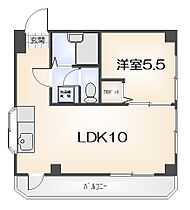 徳島県徳島市新浜町１丁目（賃貸アパート1LDK・2階・35.50㎡） その2