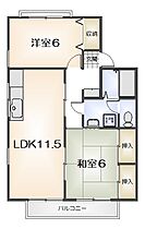 セジュール文化の森　E  ｜ 徳島県徳島市八万町新貝（賃貸アパート2LDK・1階・53.73㎡） その2