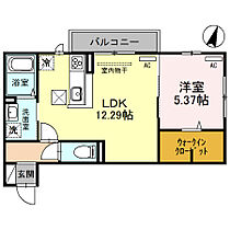 徳島県小松島市中田町字出口（賃貸アパート1LDK・1階・43.10㎡） その2