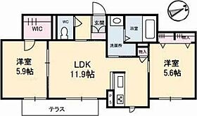 ベレオクレーヴ住吉 102 ｜ 徳島県徳島市住吉5丁目3-7（賃貸マンション2LDK・1階・55.40㎡） その2