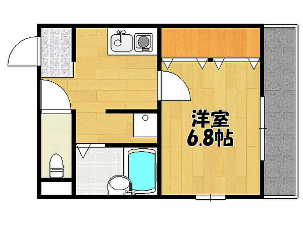 兵庫県明石市山下町(賃貸マンション1DK・1階・32.10㎡)の写真 その2