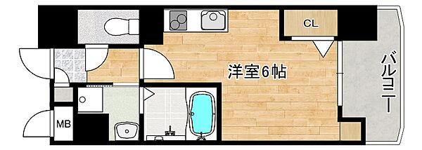 兵庫県神戸市東灘区森南町1丁目(賃貸マンション1R・4階・19.77㎡)の写真 その2