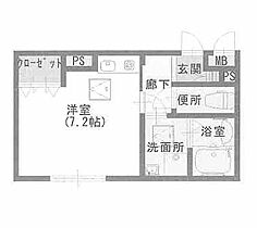 兵庫県姫路市広畑区西蒲田（賃貸マンション1K・3階・23.45㎡） その2