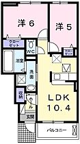 兵庫県姫路市広畑区蒲田4丁目（賃貸アパート2LDK・1階・49.60㎡） その2