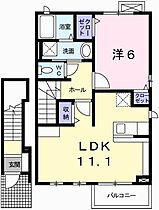 兵庫県たつの市龍野町富永（賃貸アパート1LDK・2階・46.09㎡） その2