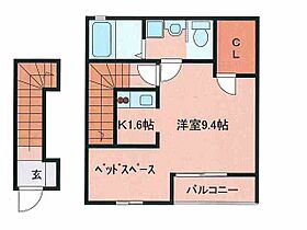 兵庫県姫路市網干区田井（賃貸アパート1K・2階・33.12㎡） その2