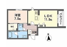 兵庫県加東市梶原（賃貸マンション1LDK・1階・47.96㎡） その2