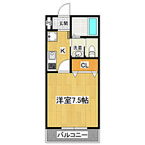 インレットつくばII 116 ｜ 茨城県つくば市苅間（賃貸アパート1K・1階・24.50㎡） その2