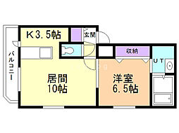間取図画像 1LDK