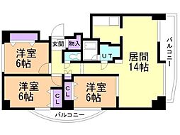 間取図画像 3LDK