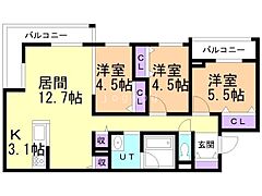 物件の間取り