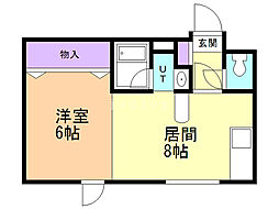 間取図画像 1LDK