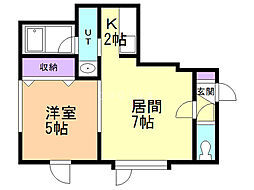 アプレミディ 1LDKの間取図画像