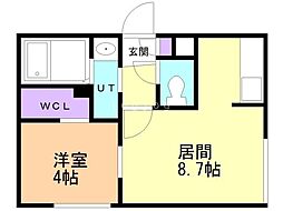 間取図画像 1LDK