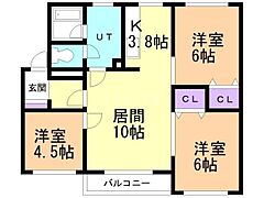 物件の間取り