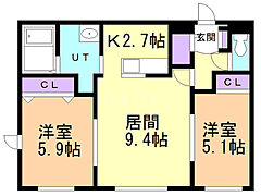 物件の間取り