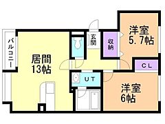 物件の間取り