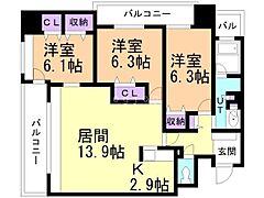 物件の間取り