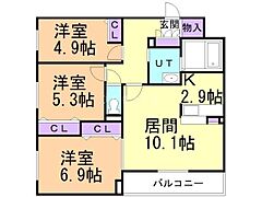 物件の間取り